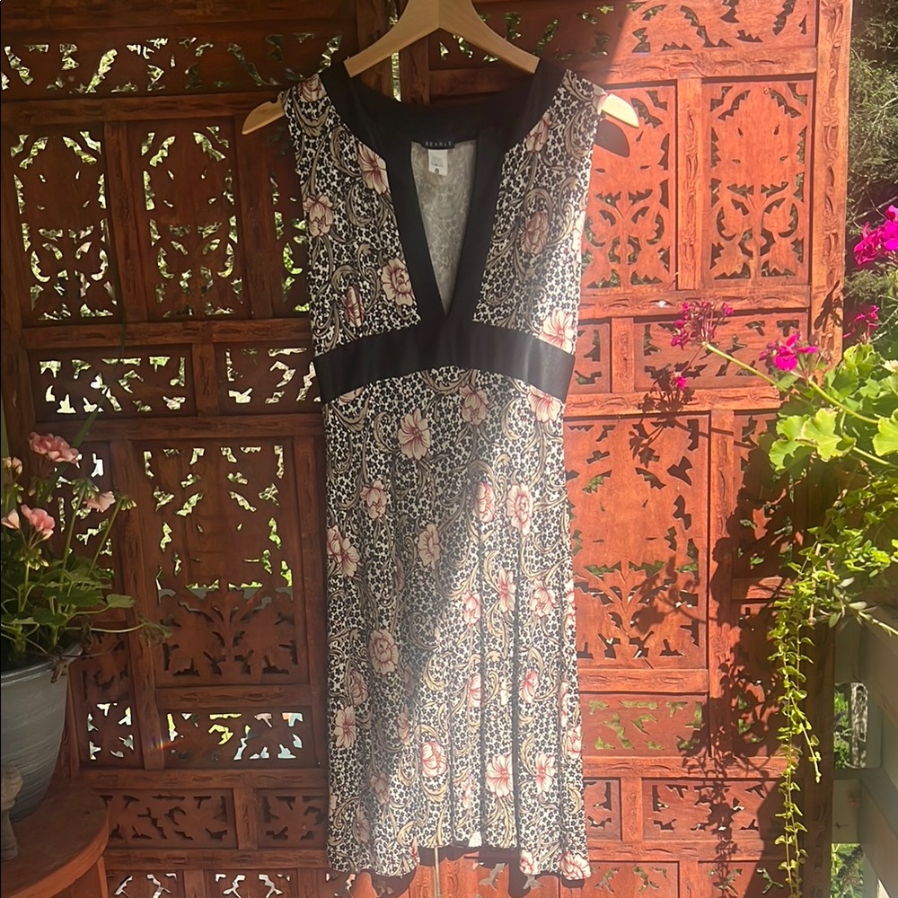 Searle Silk Sleeveless V-Neck Midi Dress - Picture 8 of 8